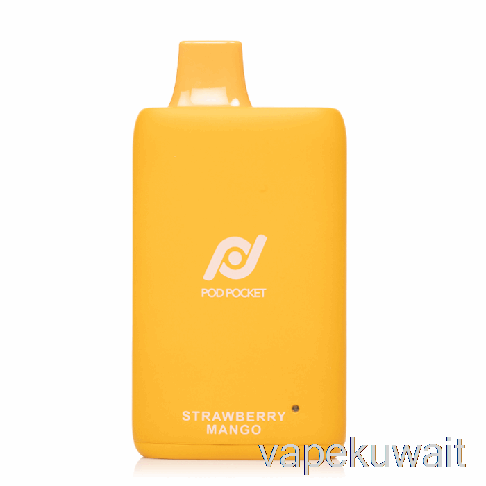 Pod Pocket 7500 مجموعة كبسولات الفيب بنكهة الفراولة والمانجو للاستعمال مرة واحدة